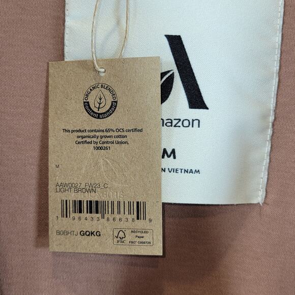 Amazon Aware Women's Long Winter Coat, Brown, Size M, NWT - Picture 4 of 7